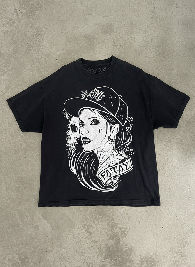 Y2K Fatal Clothing Skull Girl Tee XXL