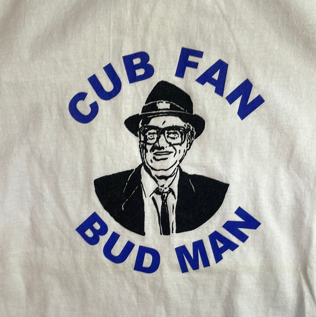 Harry Caray Cub Fan Bud Man Vintage Shirt - Men's XL - Chicago Cubs Budweiser