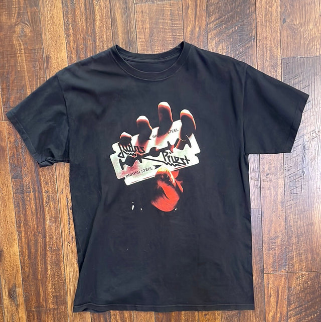 Y2K Judas Priest British Steel Shirt XL