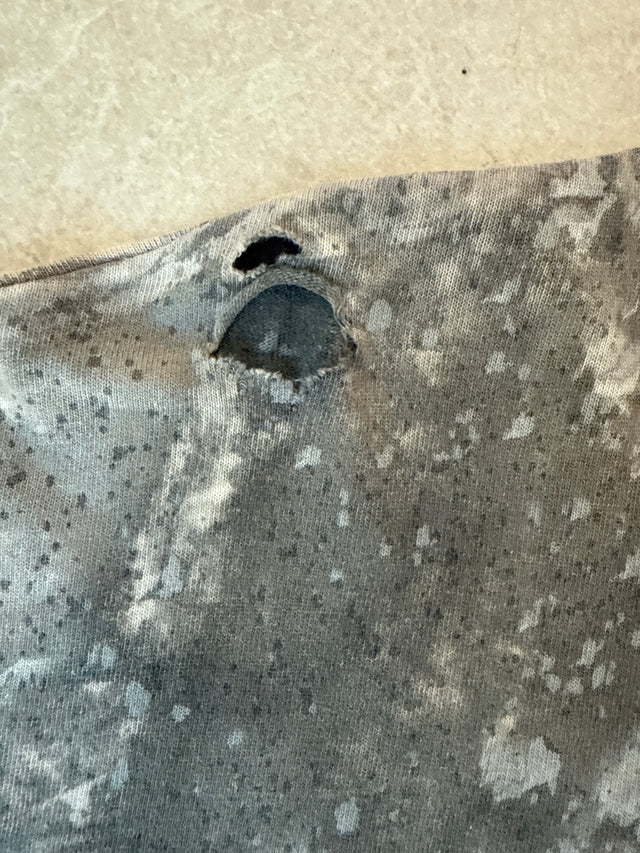 Vintage 1995 Grateful Dead “Steal Your Face” Tie-Dye Bleach Distressed T-Shirt (XL, Hanes USA)