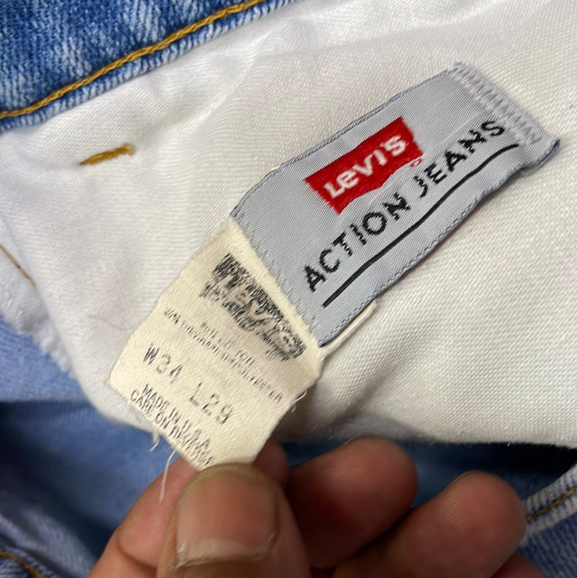 Vintage 1993 Levi's Action Jeans 34 x 29 Made in USA