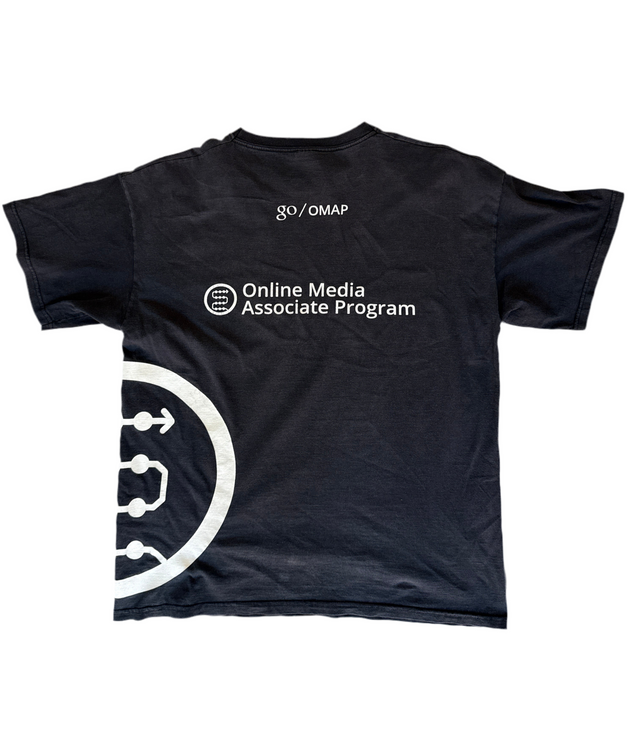 Vintage Y2K Google Employee Promo Tee Online Media Associate Program