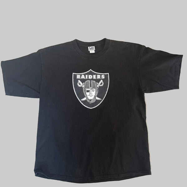 LEE SPORT 1995年　NFL オークランドレイダース　Tシャツ Vintage 2001 Oakland Raiders Lee Sport NFL Graphic T Shirt Black