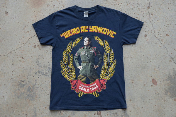 2015 Weird Al Yankovic The Mandatory World Tour T-Shirt Size