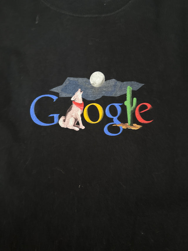 Vintage 1998 Google Desert Howling Dog Tee (XL)