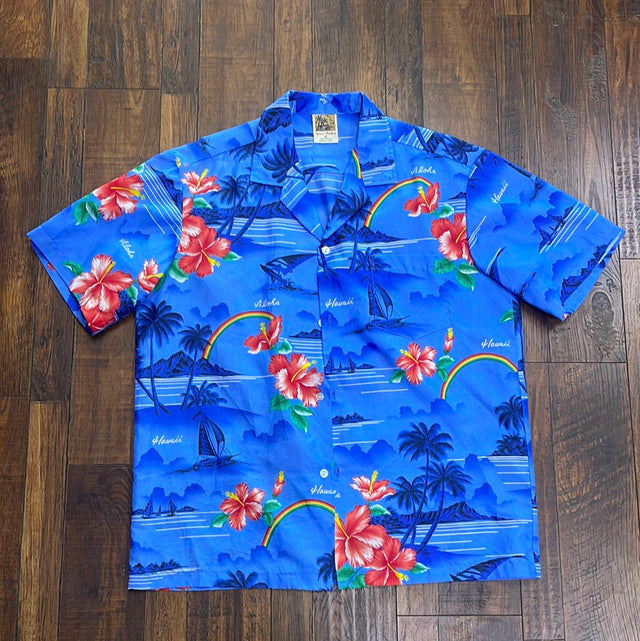 Made in Hawaii Winnie Fashion Hawaiian Shirt XL
