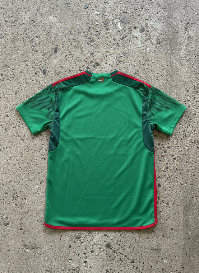 Mexico National Team Soccer Jersey – Green/Red (Size L, Chevron Pattern)