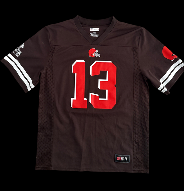 Cleveland Browns Odell Beckham Jr. #13 NFL Jersey (Brown, Size L)