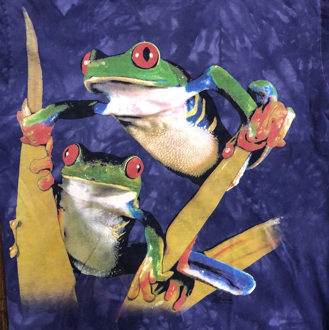 Vintage 1998 The Mountain Tree Frogs Shirt M