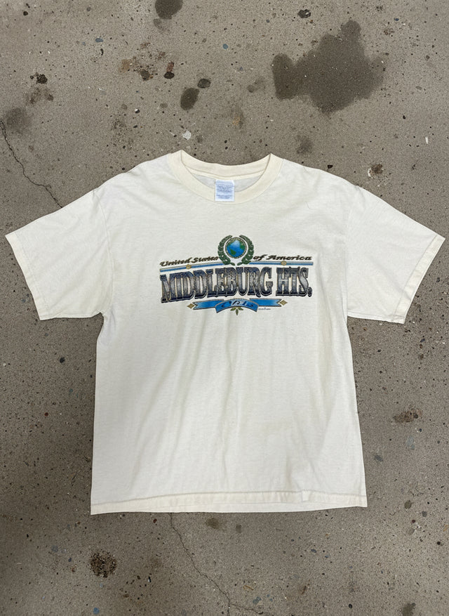1996 Middleburg Hts. Ohio Souvenir Tee – Hanes Heavyweight 50/50 – Size L