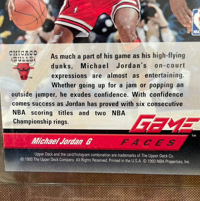 Michael Jordan Upper Deck Game Faces