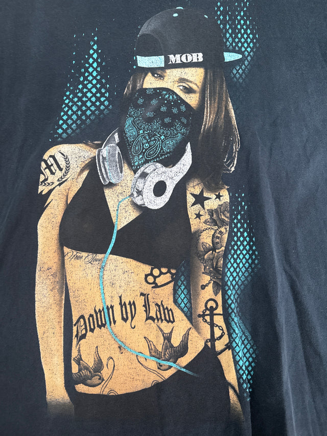 MOB Inc “Down By Law Tattoo Girl” T-Shirt – Black (XL)
