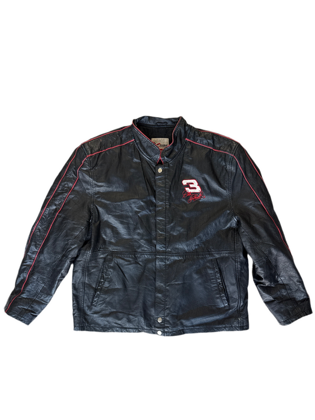 Vintage Dale Earnhardt “The Intimidator” Leather Jacket by Chase Authentics – Size L