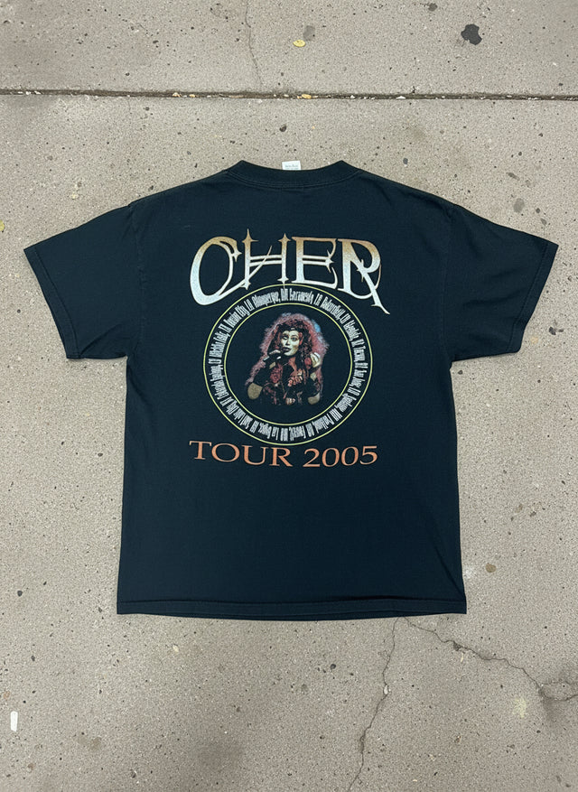 Cher “Farewell Tour 2005” Concert Tee Black Size M