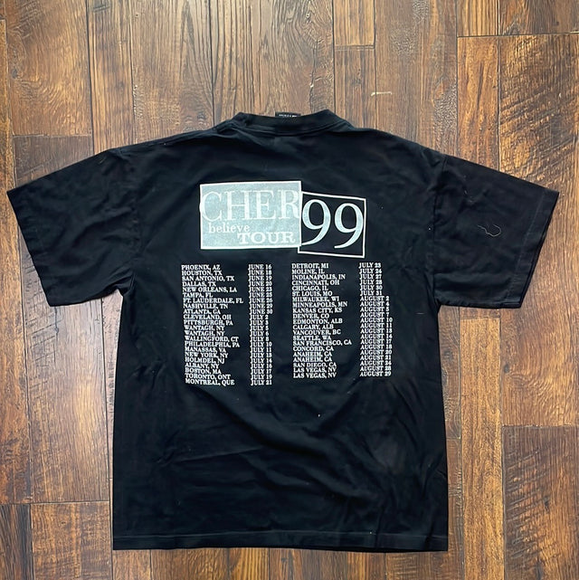Vintage 1999 Cher Believe Tour Giant T-shirt Large