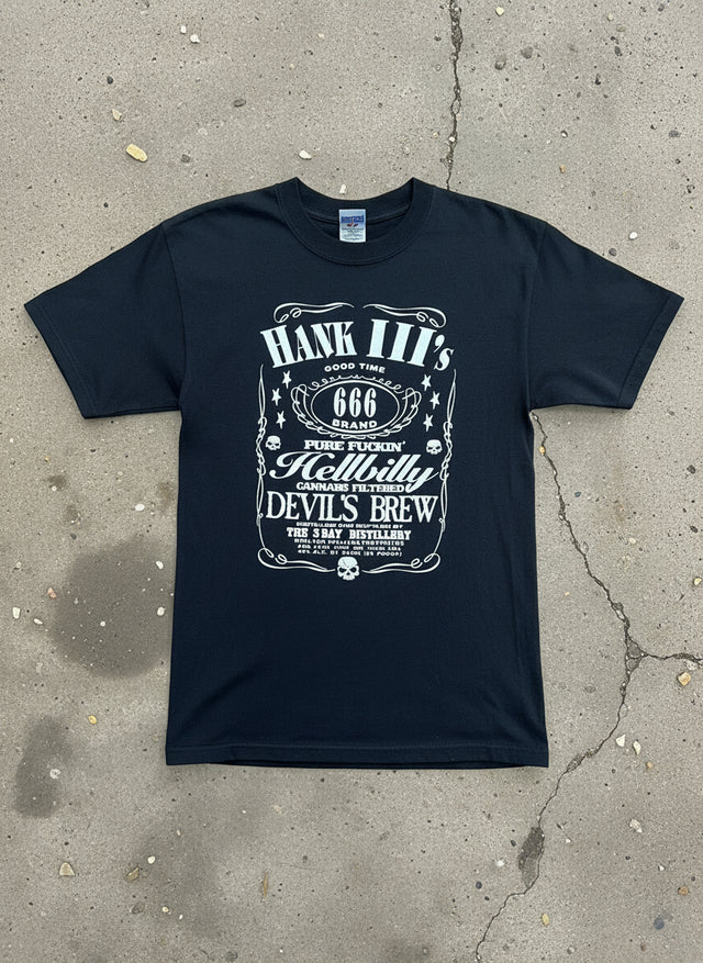 Hank III Hellbilly Devil’s Brew Graphic Tee – Black Medium