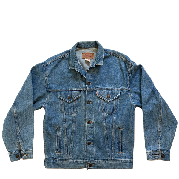 Vintage 1980s Levi's 57508 Type III Trucker Denim Jacket Made USA