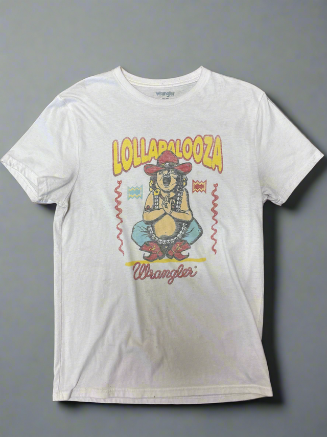 Wrangler × Lollapalooza Cowboy Buddha Graphic Tee  M