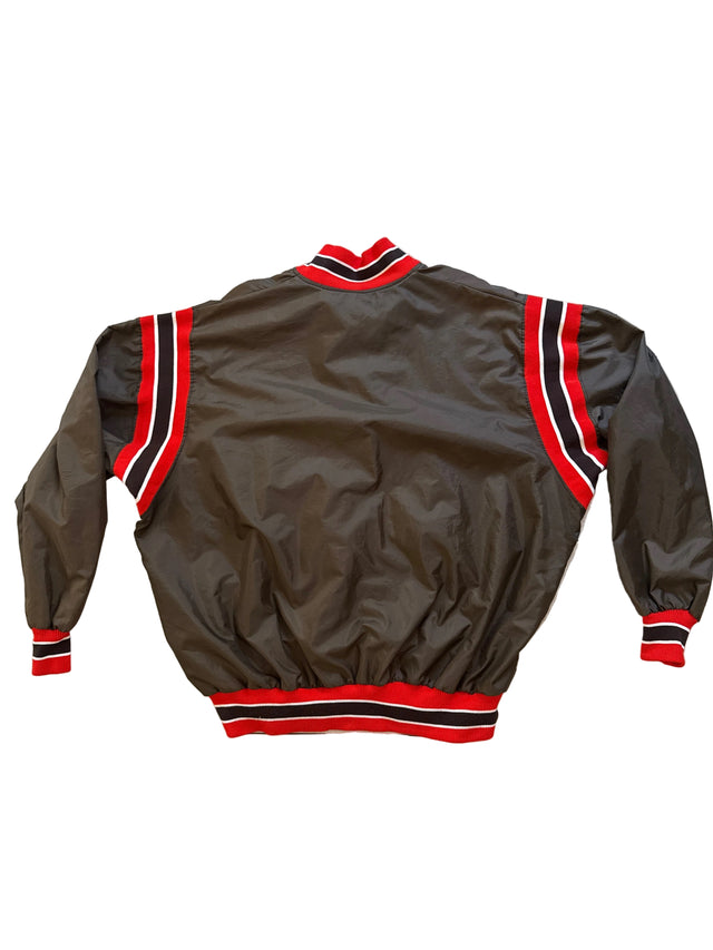 Vintage 1990s Cleveland Browns DeLONG Pullover Jacket 3XL Made USA NFL