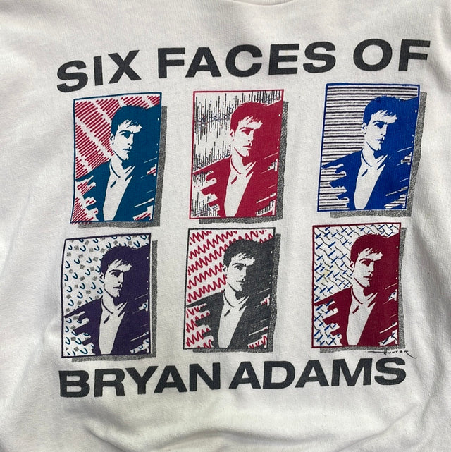 1987 Bryan Adams Into The Fire Europe Tour 1987 Crewneck XL