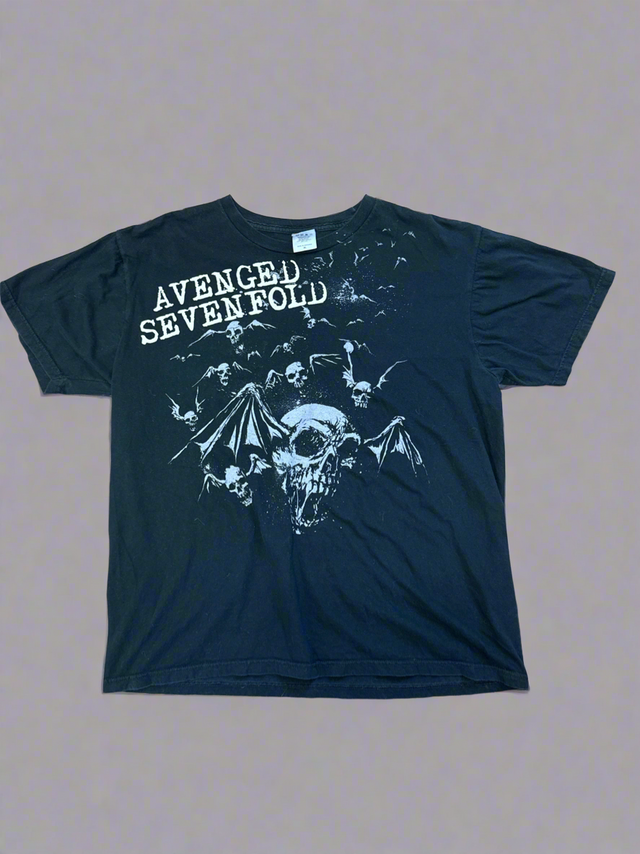 Y2K Avenged Sevenfold “Bat Skull” Vintage Band Tee XL