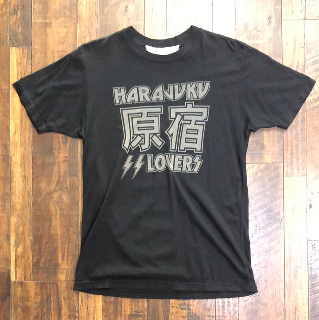 Y2K Black Harajuku Lovers Shirt M