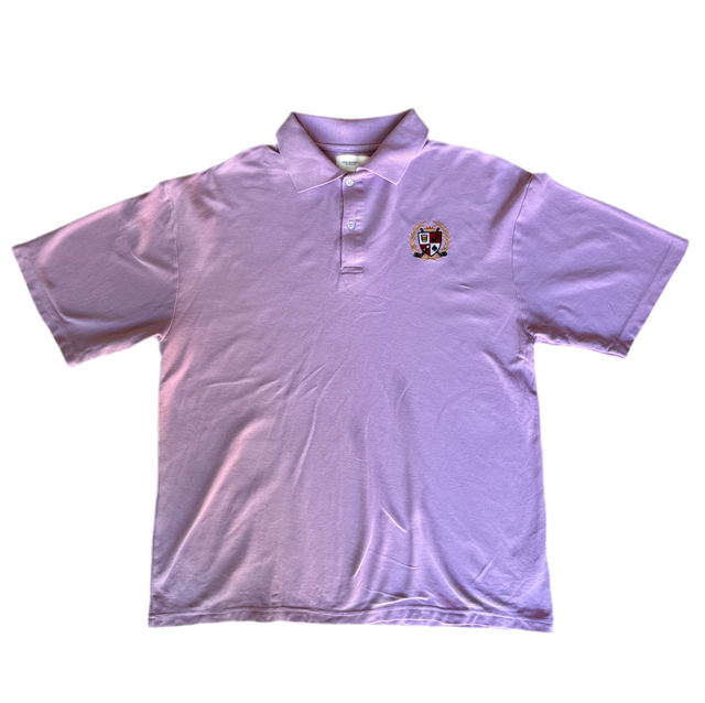 Local Authority Los Angeles Pink Crest Polo Shirt – Made in USA, Size L