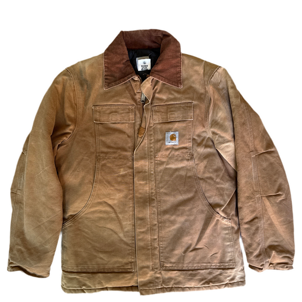 その他 CARHARTT VINTAGE 80s DUCK TRUCKER JACKET Vintage 1980s Carhartt Detroit Jacket – Made in USA, Union Tag