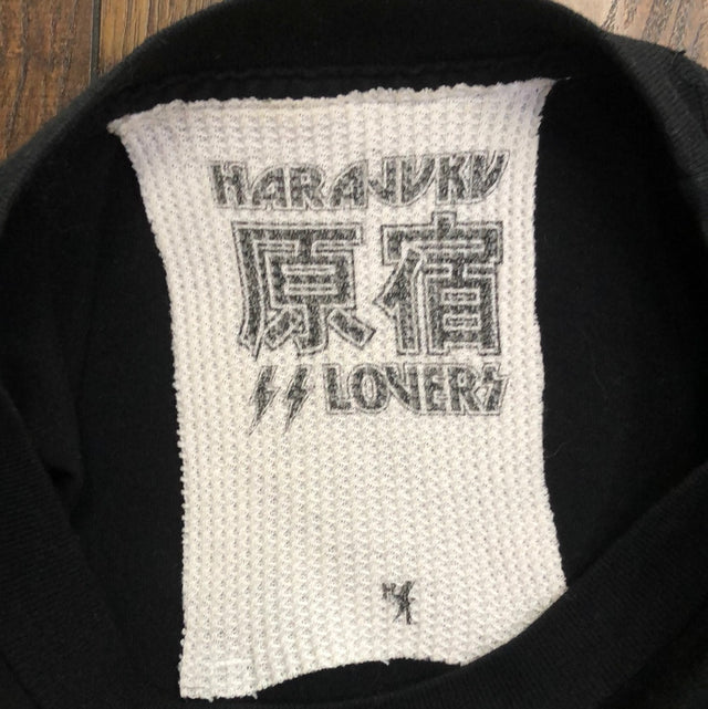 Y2K Black Harajuku Lovers Shirt M