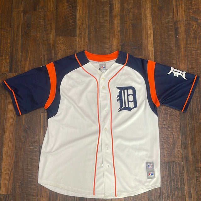 MLB Detroit Tigers Ivan Pudge Rodriguez 7 Jersey XL