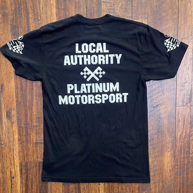 Local Authority x Platinum Motorsports Shop Tee M