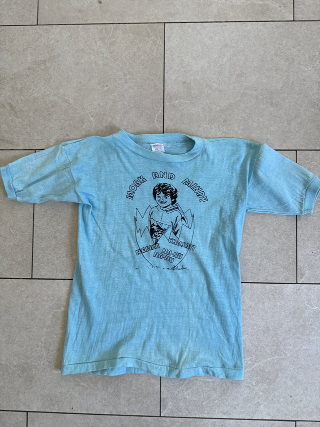 Vintage 1979 Robin Williams Mork & Mindy “Nesbit Na-Nu Na-Nu” T-Shirt Small