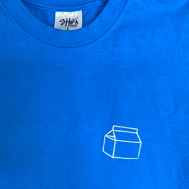 Milk Room Blue Logo Tee Large