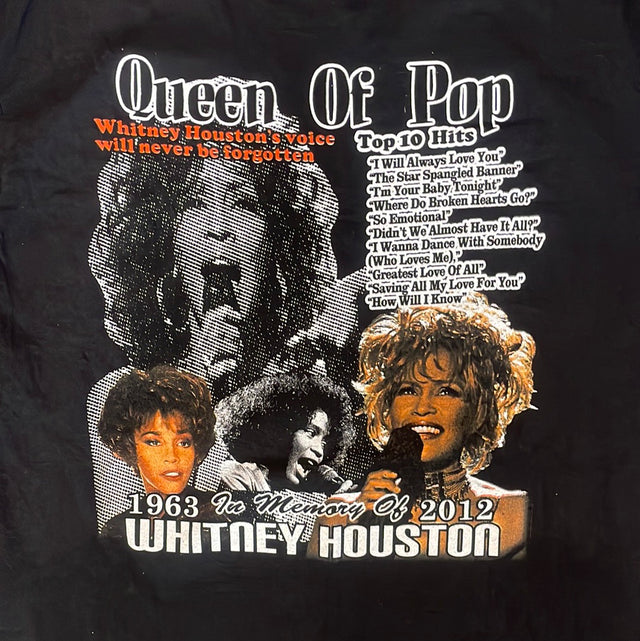 Whitney Houston Memorial Rap Shirt 2XL