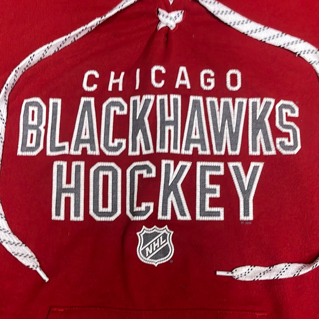 NHL Chicago Blackhawks Lace up Hoodie Large