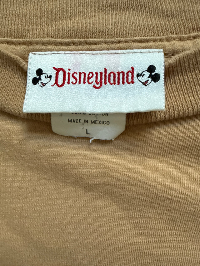 Vintage Y2K Disneyland Space Mountain Blueprint T-Shirt Large