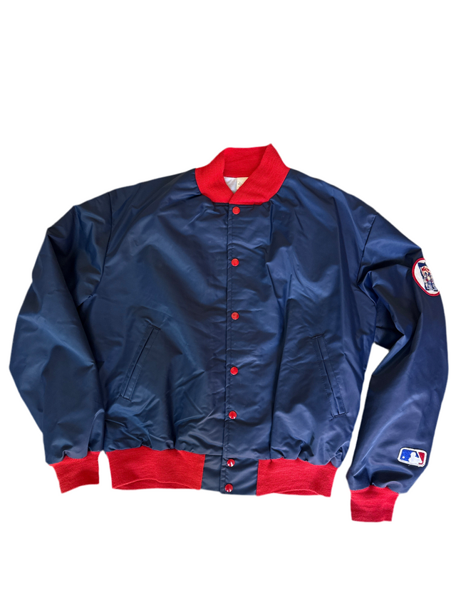 Vintage 1980s Minnesota Twins Satin Bomber Jacket – Size Large