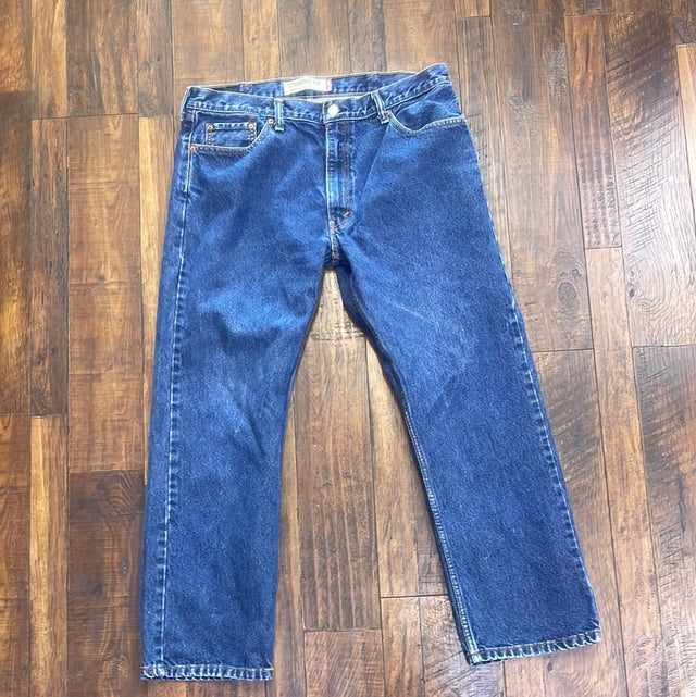 Levi’s 505 Mens 38x30 Blue Jeans Made In Lesotho