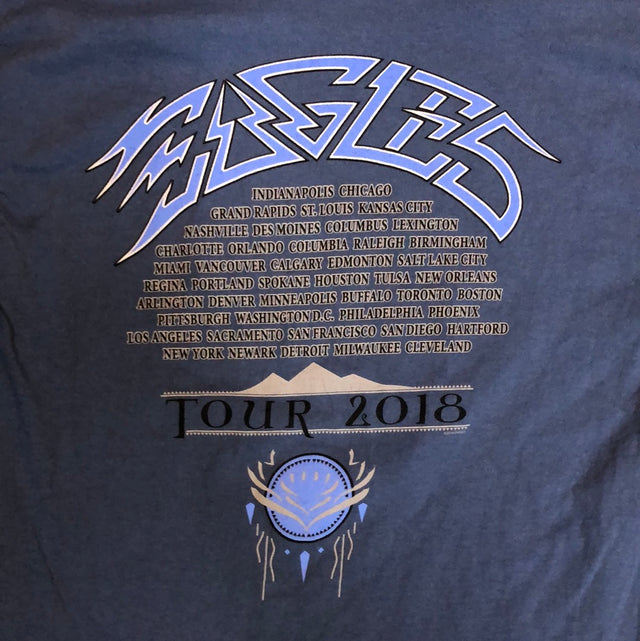 The Eagles 2018 Tour Shirt Medium