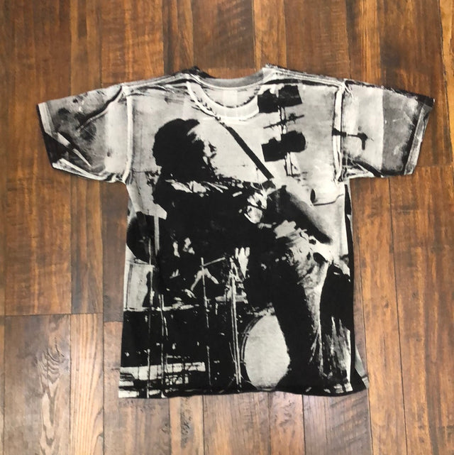 Jimi Hendrix All Over Print Shirt Medium