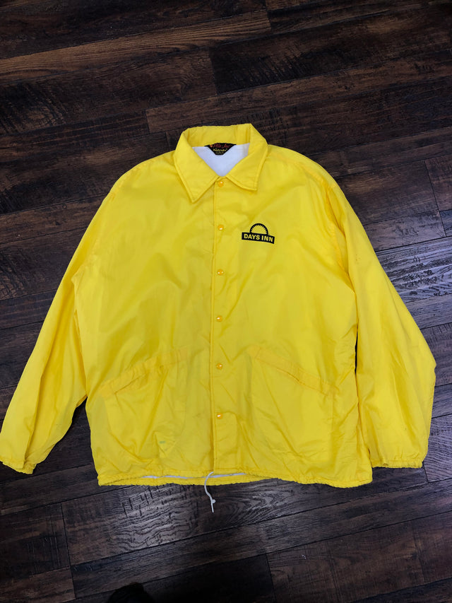 Vintage 80s Days Inn Yellow Jacket XL