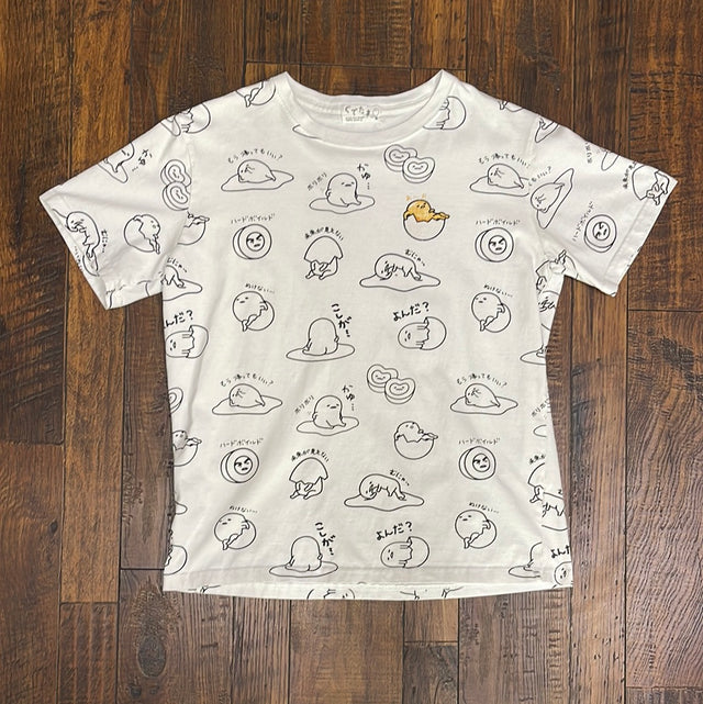 Japanese Sanrio Gudetama Shirt Small