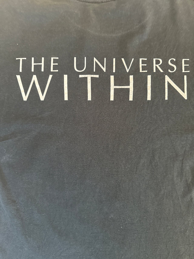Vintage Our Body The Universe Within Exhibit T Shirt Black Size Medium