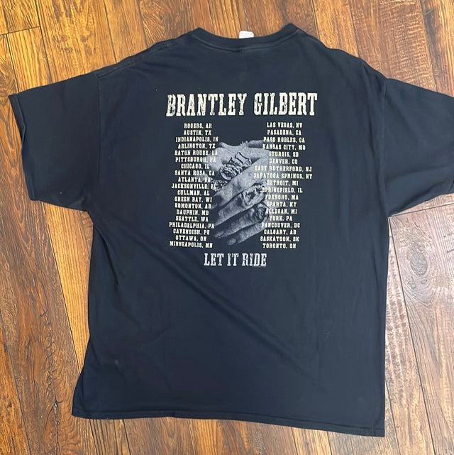 Brantley Gilbert Let It Ride Tour Tee XL