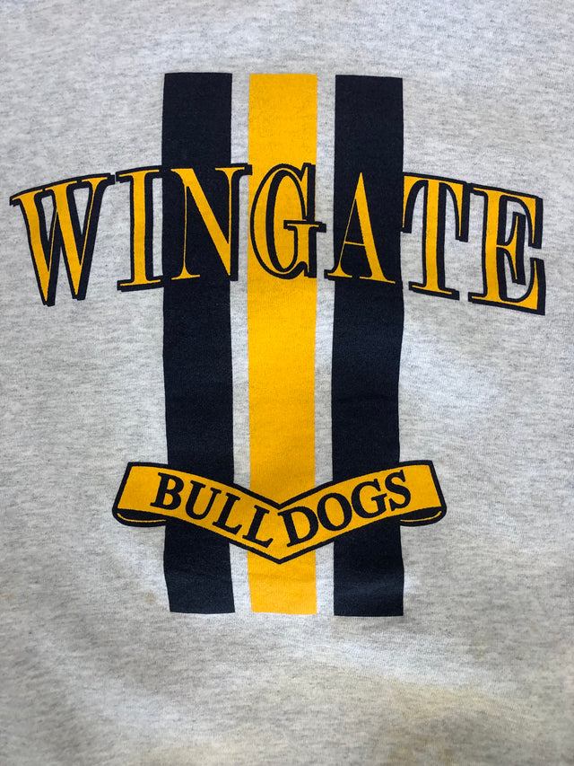 Vintage Wingate Bulldogs Hoodie 2XL