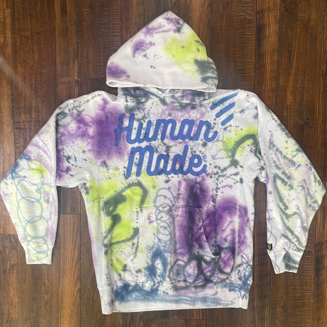 Human Made Dry Alls Logo Washed Hoodie M