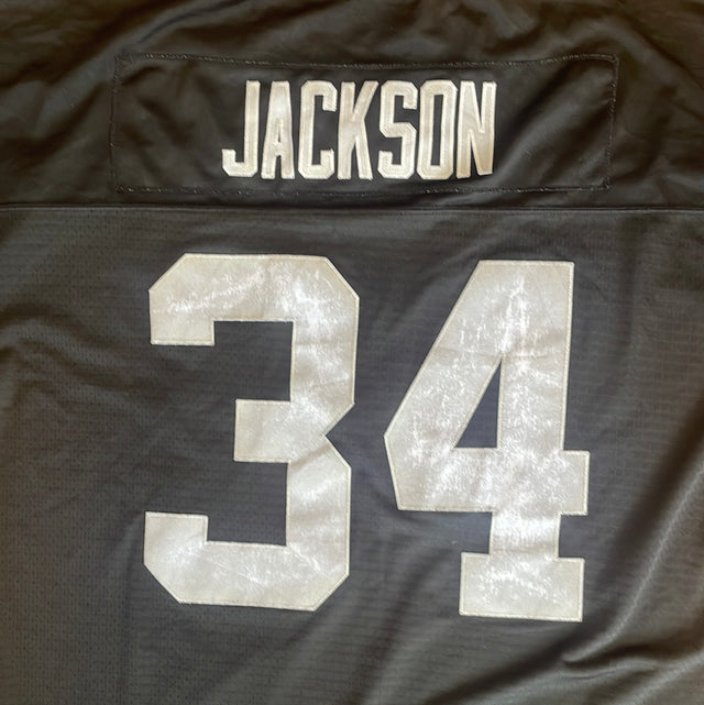 Reebok Vintage Collection Los Angeles Raiders Bo Jackson Black Jersey 2XL
