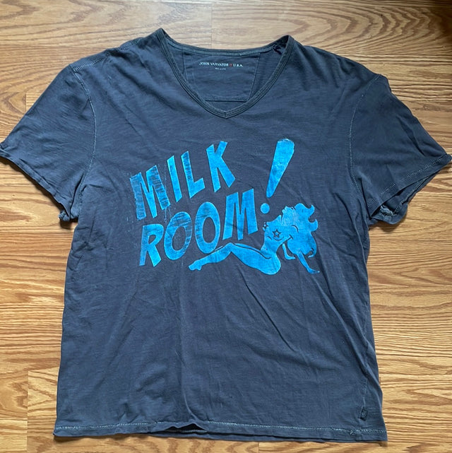 Milk Room x John Varvatos V-Neck Tee XL