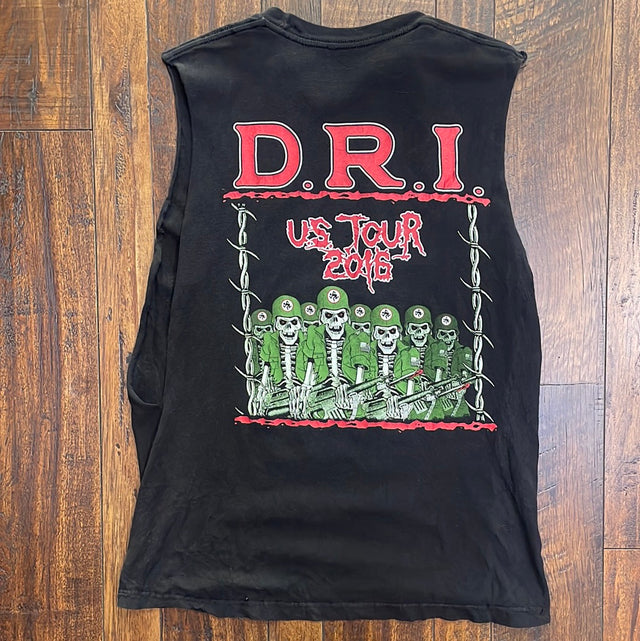 D.R.I. Dirty Rotten Mmbeciles 2016 Violent Pacification Tour Shirt M