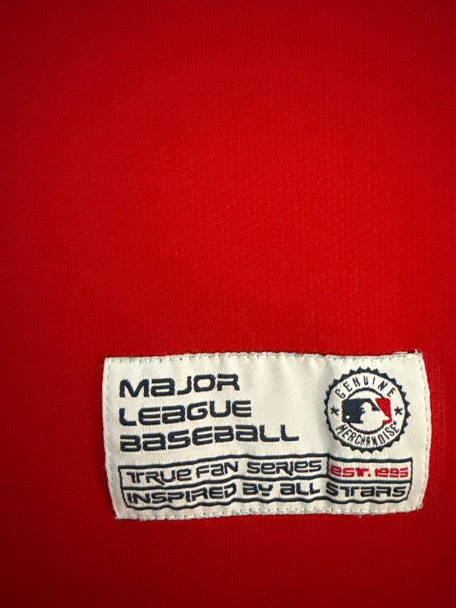 Vintage 1998 Cincinnati Reds MLB True Fan Series Jersey XL Red White